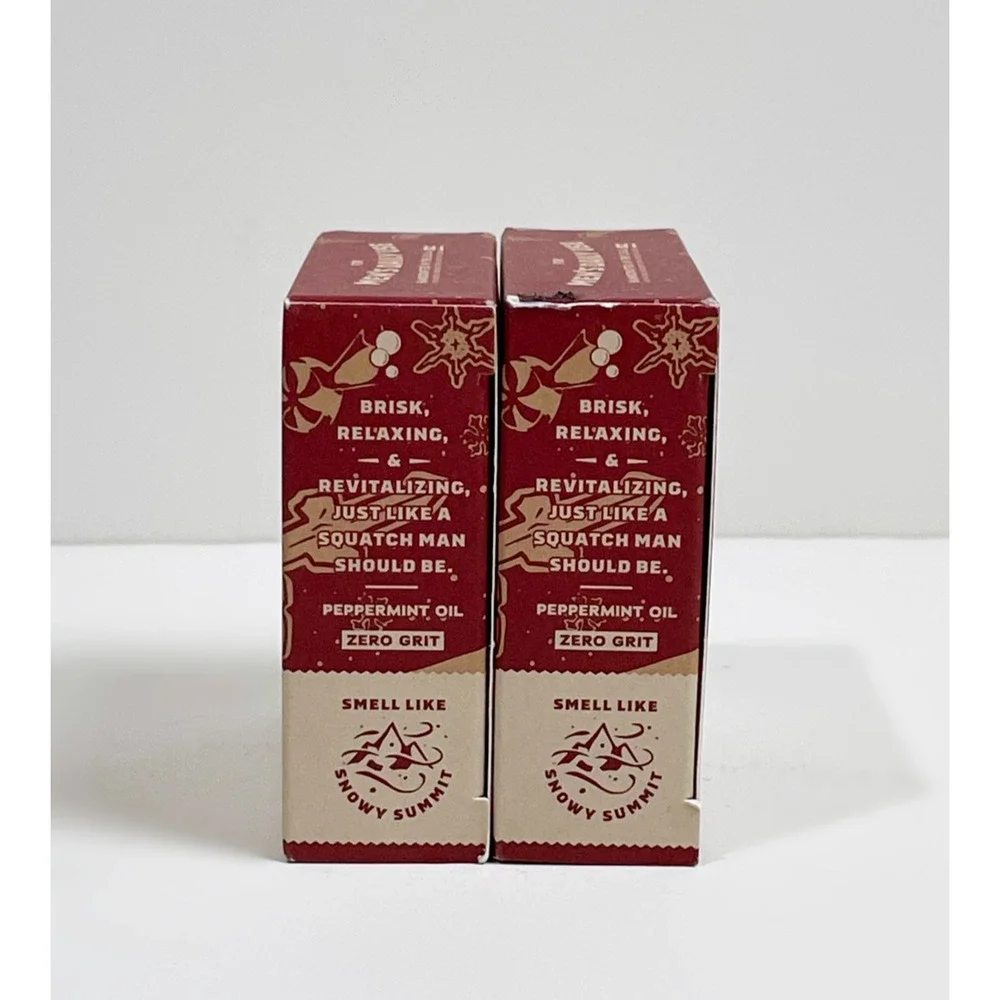 Dr. Squatch Limited Edition Frosty Peppermint Soap 5 oz (x2)